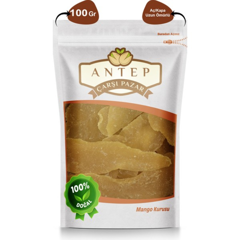 Antep Çarşı Pazar Mango Kurusu Tropikal Meyve Kurusu | 100 Gr. - 100 gr Diğer Fiyatı