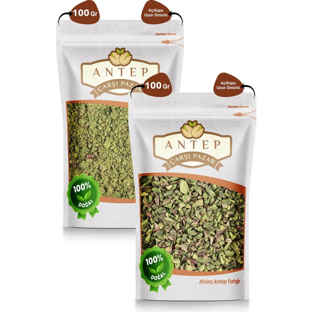 Antep Çarşı Pazar Toz Antep Fıstığı 100 Gr. | Pirinç Antep Fıstığı 100 Gr. Kuruyemiş Fiyatı