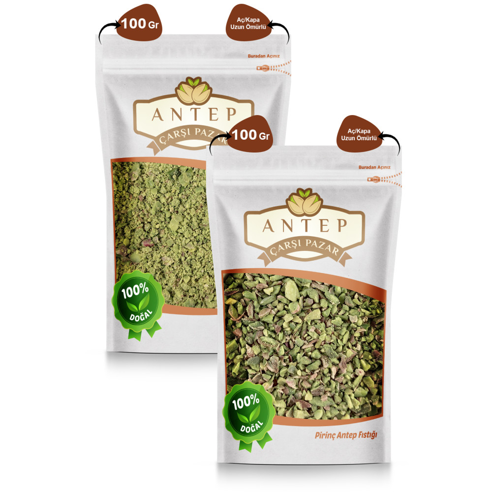 Antep Çarşı Pazar Toz Antep Fıstığı 100 Gr. | Pirinç Antep Fıstığı 100 Gr. Kuruyemiş Fiyatı