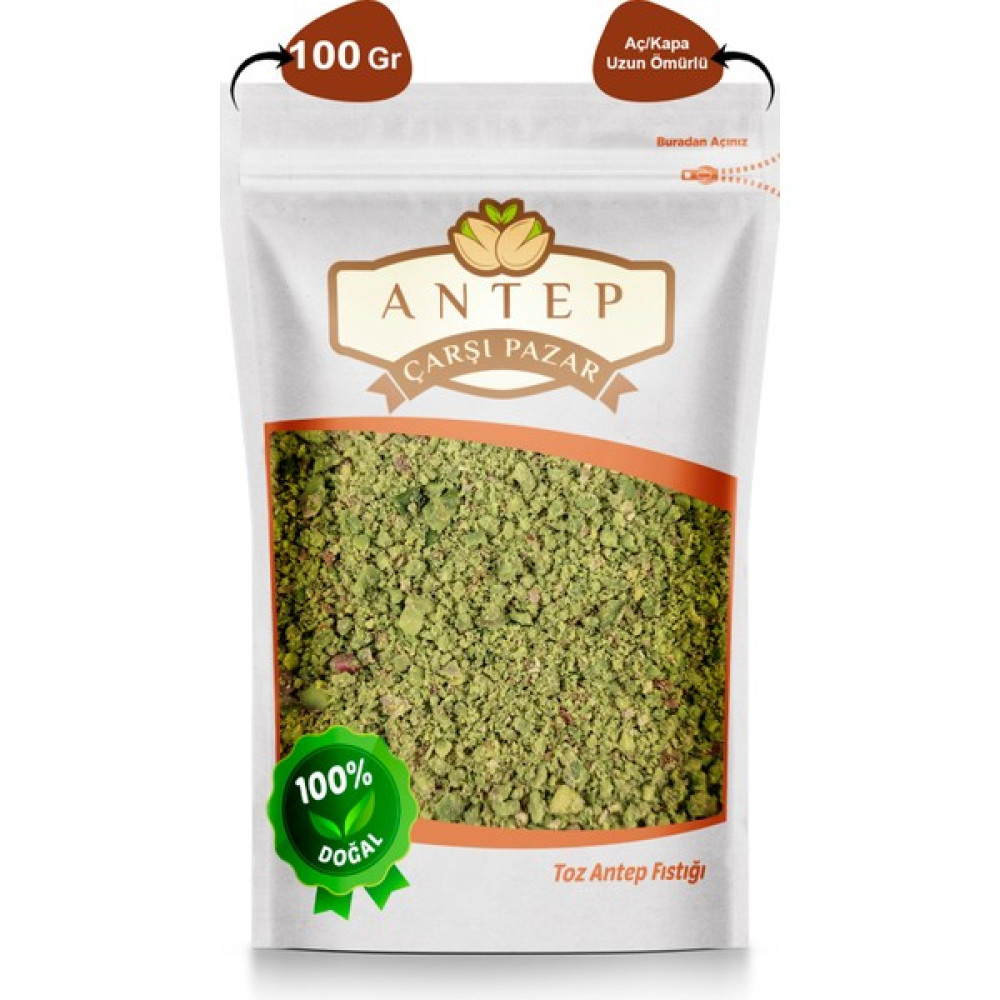Antep Çarşı Pazar Toz Antep Fıstığı (Boz Içten Çekilmiş) | 100 Gr. - 100 gr Kuruyemiş Fiyatı