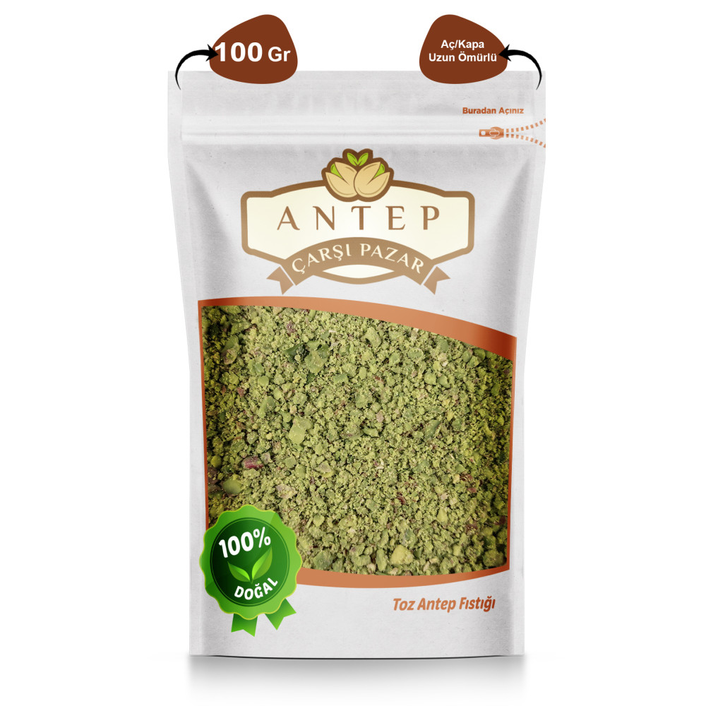 Antep Çarşı Pazar Toz Antep Fıstığı (Boz İçten Çekilmiş) | 100 Gr. Kuruyemiş Fiyatı