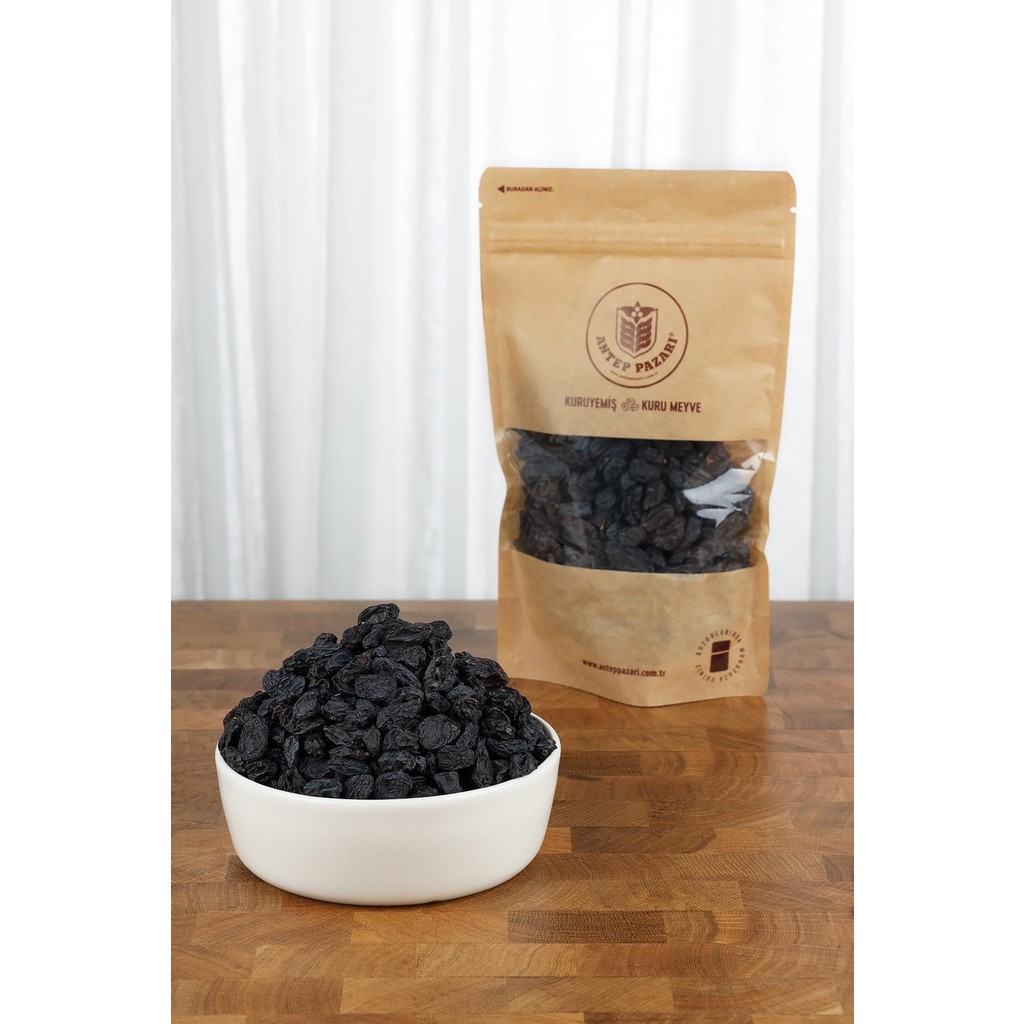 ANTEP PAZARI Çekirdeksiz Siyah Üzüm - 500 Gr Kuru Meyve Fiyatı