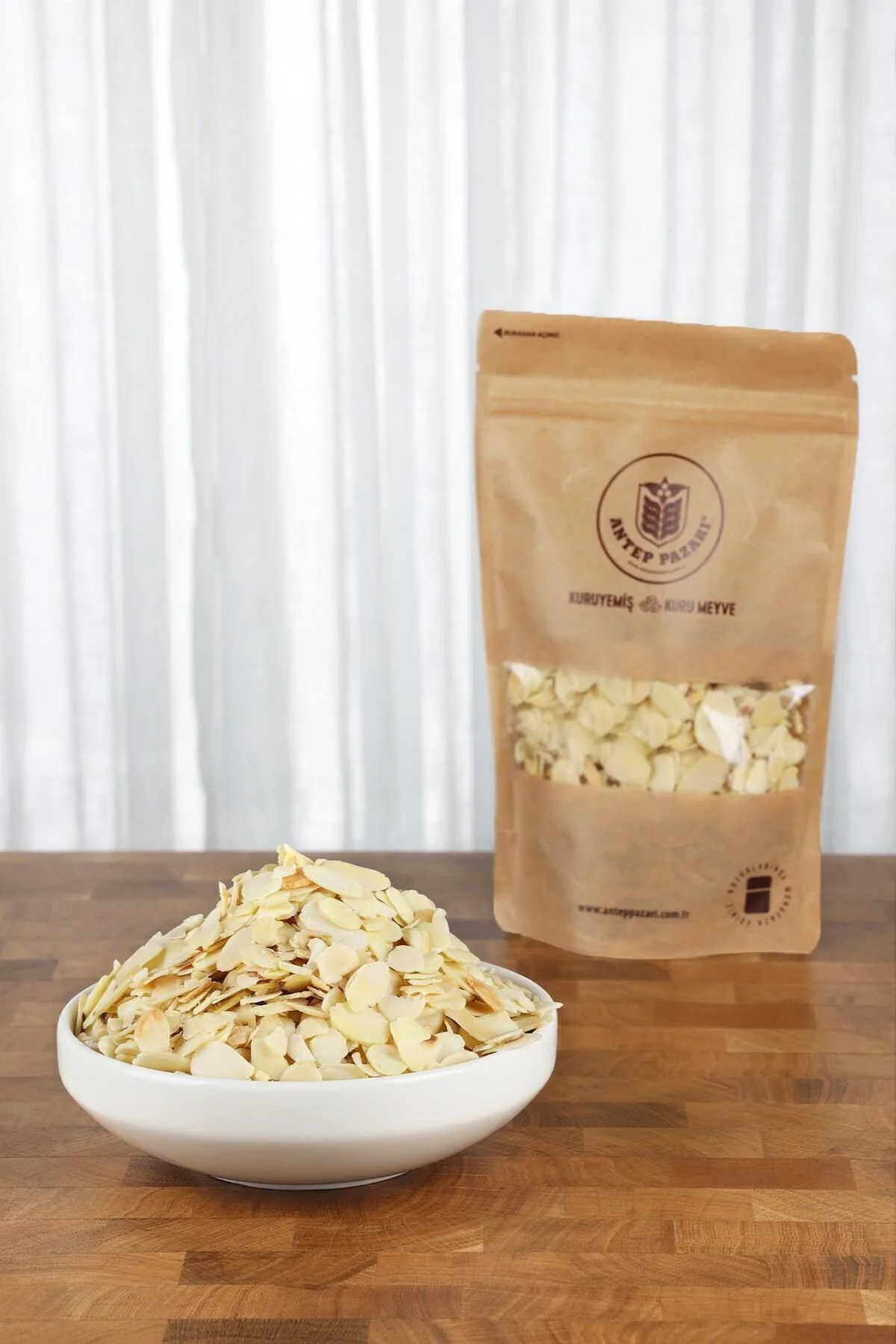 Antep Pazarı File Badem (YERLİ) 200 gr Kuruyemiş Fiyatı