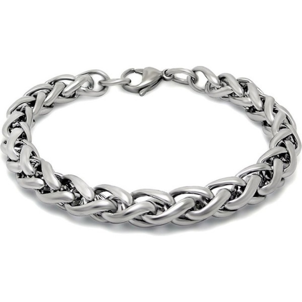 Anthony Erkek Titanyum Çelik Bileklik (Yurt Dışından) - 19cm - Gümüş Saat ve Bileklik Aksesuarı Fiyatı