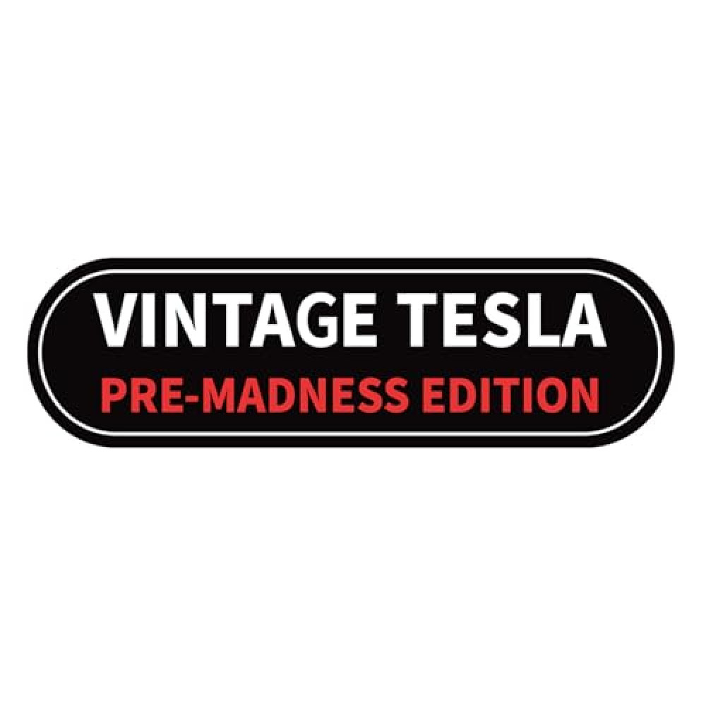 Anti Elon Vintage Pre Madness Magnet - Vinyl Coat of Arms Auto Bumper Magnet