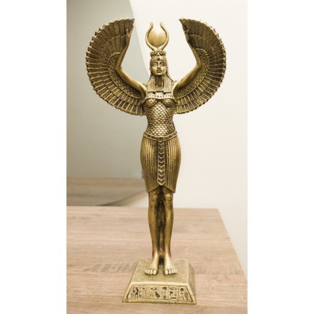 Antioch Artdesign Mısır Tanrıçası Isis Biblo 33 cm Tasarım Isis Heykel Ev Dekor Hediyelik Eşya Biblo Fiyatı