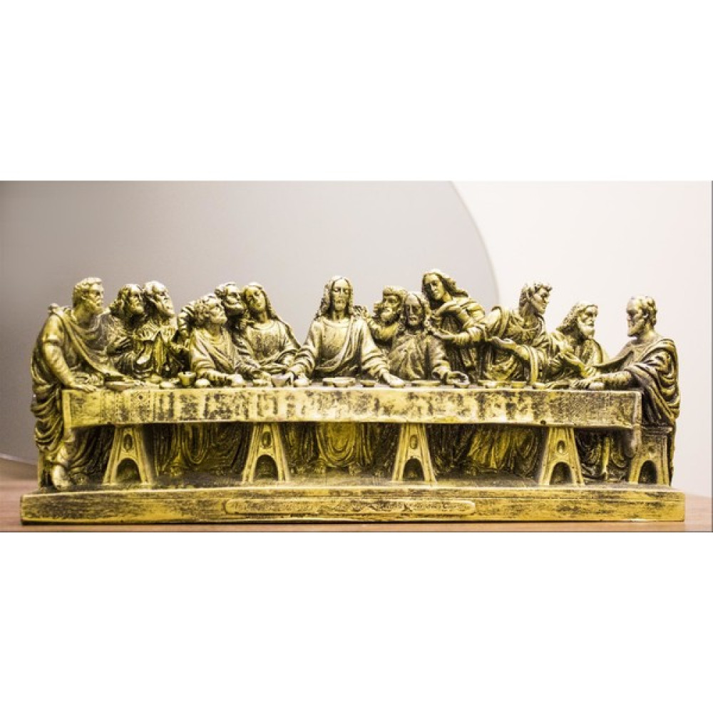 Antioch Artdesign Son Akşam Yemeği Tasarım Biblo 31 cm Büyük Boy Ev Dekor Hediyelik Eşya Biblo Fiyatı