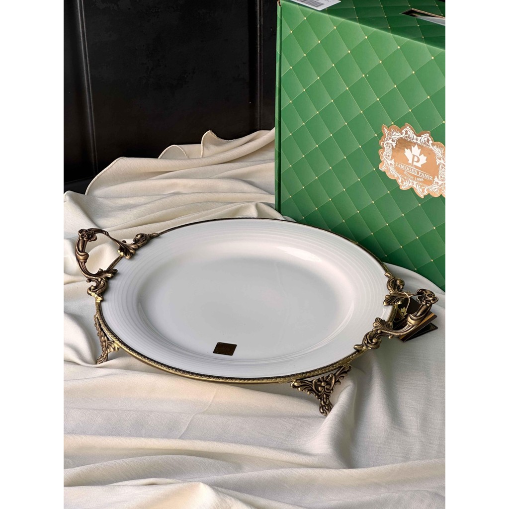 Antique White Kulplu Yuvarlak Tabak 31CM - 39 cm SSD / Solid State Drive Fiyatı
