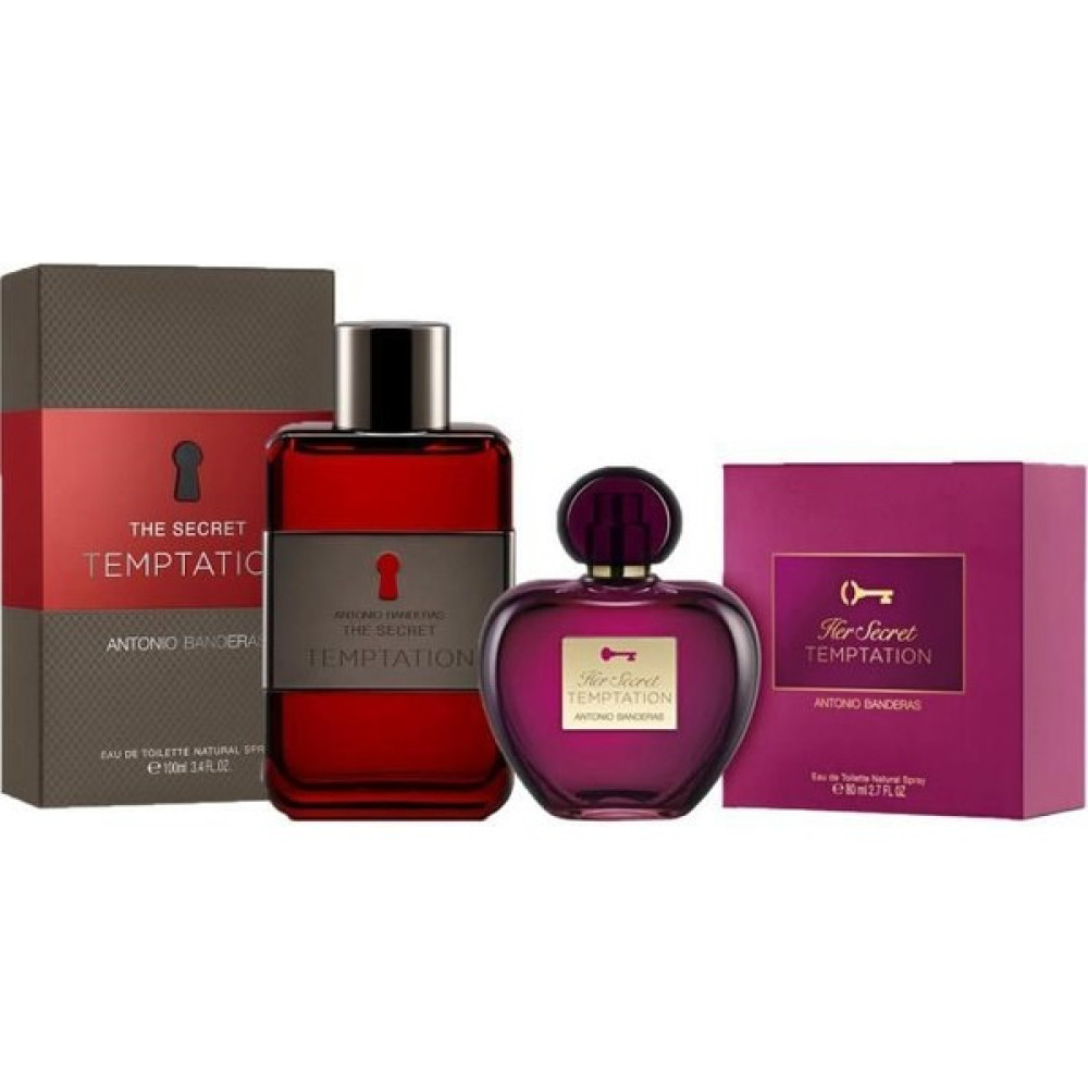 Antonio Banderas Her Secret Temptation Edt 80 ml + The Secret Temptation Edt 100 ml Kadın Parfümleri Fiyatı