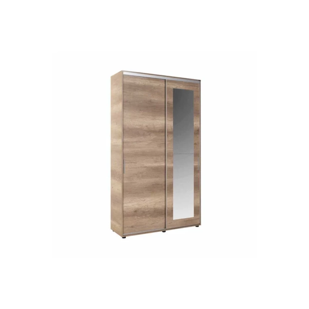 Antre Sürgülü Aynalı Portmanto - Açık Ceviz (Tori) 120X212x40 Cm (Gxyxd) Portmanto Fiyatı