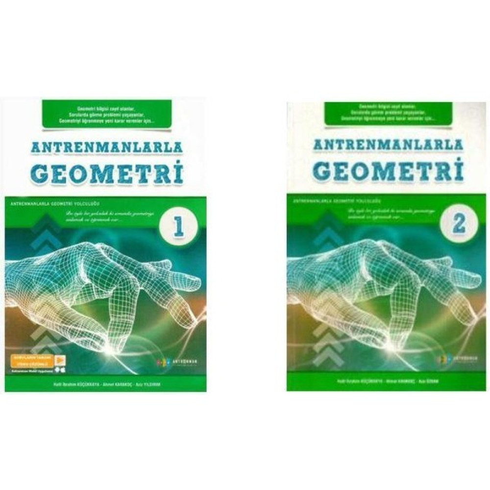 Antrenman Yayıncılık Antremanlarla Geometri 1 + Geometri 2 Seti Kaynak Kitapları Fiyatı