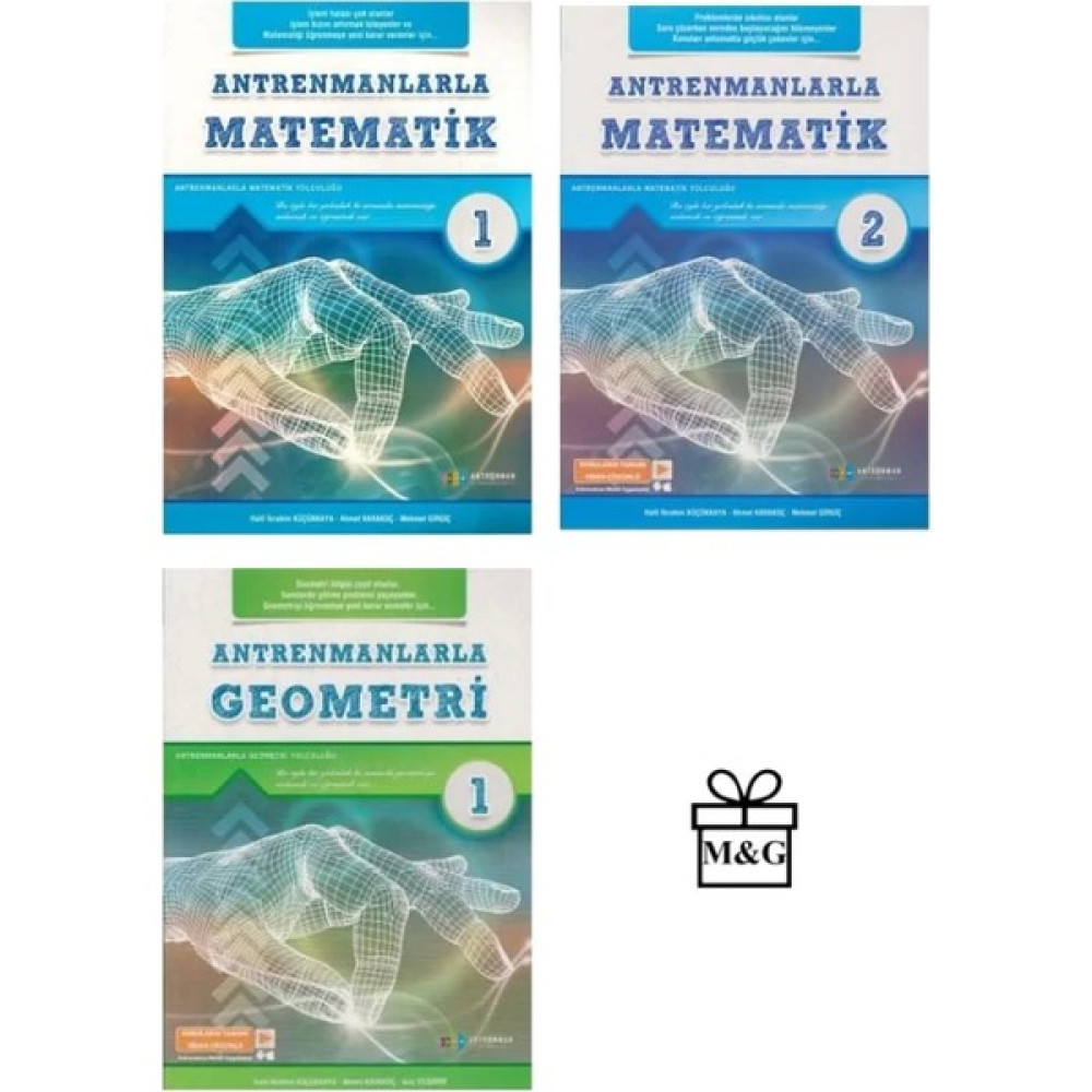 Antrenman Yayıncılık Antremanlarla Matematik-1,-2 ve Antremanlarla Geometri-1 Ders Sınav Kitapları Fiyatı