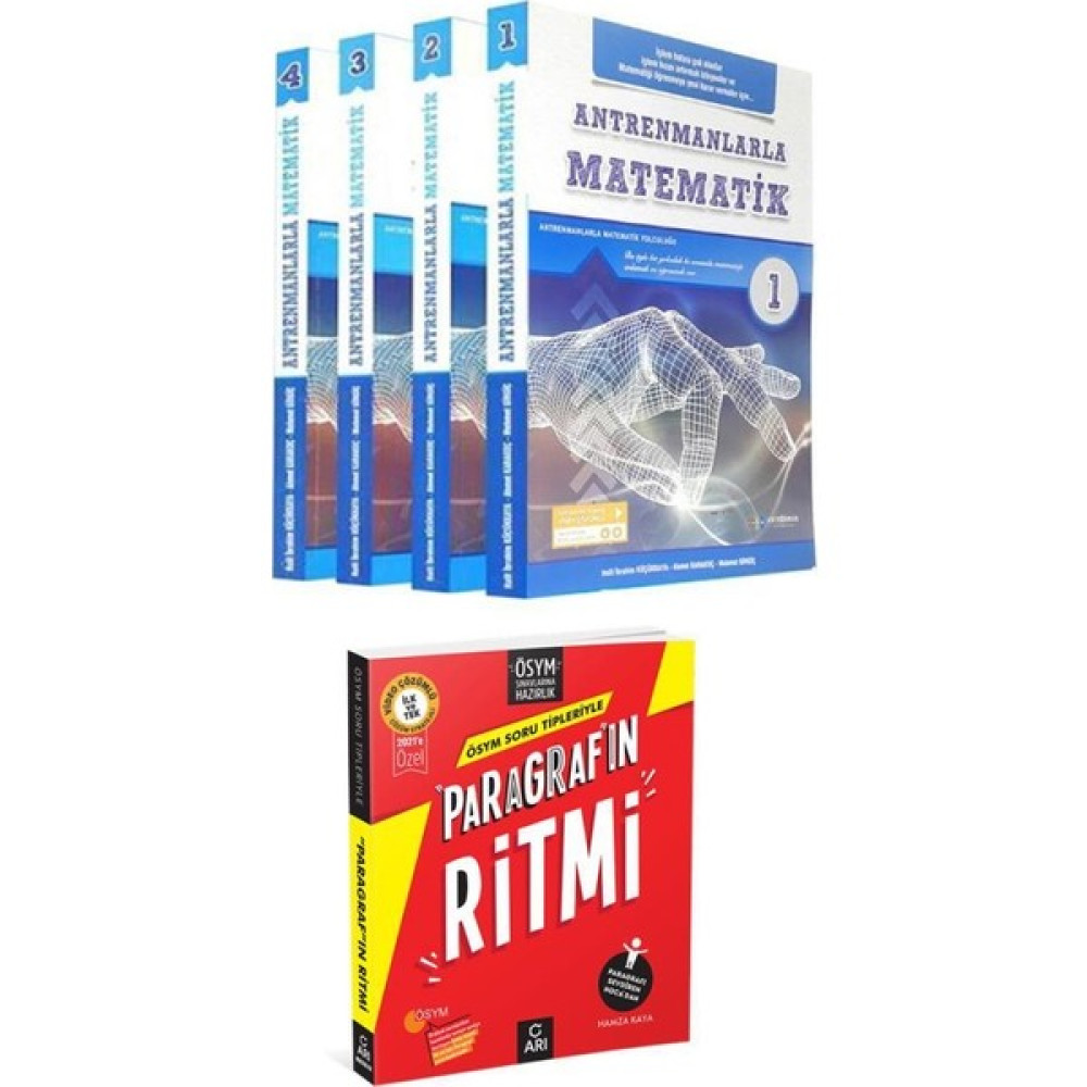 Antrenman Yayıncılık Antrenmanlarla Matematik Seti ve Arı Paragrafın Ritmi (5 Kitap) Temel Yeterlilik Testi (TYT) Fiyatı