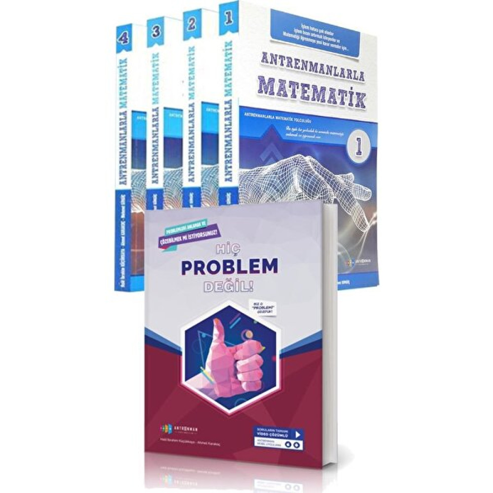Antrenman Yayıncılık Antrenmanlarla Matematik Seti ve Hiç Problem Değil (5 Kitap) Temel Yeterlilik Testi (TYT) Fiyatı