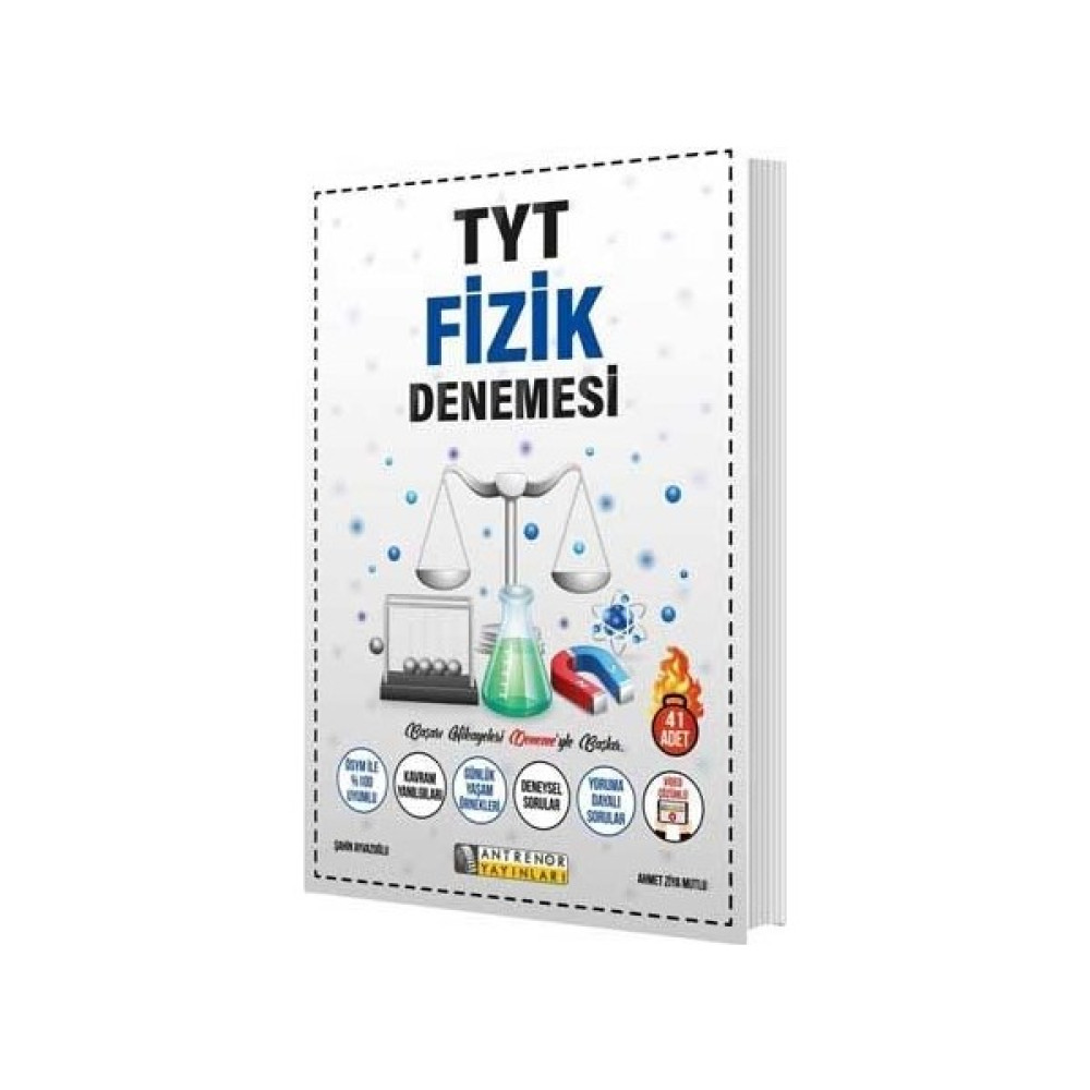 Antrenor Yayınları TYT Fizik Denemeleri 41 deneme Temel Yeterlilik Testi (TYT) Fiyatı