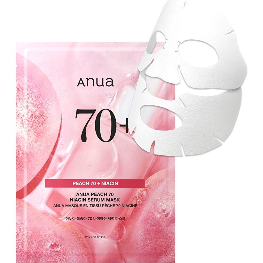 Anua Niacin Serum Mask 25 ml – Şeftali Özlü, Niacinamide Destekli Parlatıcı & Nemlendirici Serum Maske Bulaşık Yıkama Fiyatı