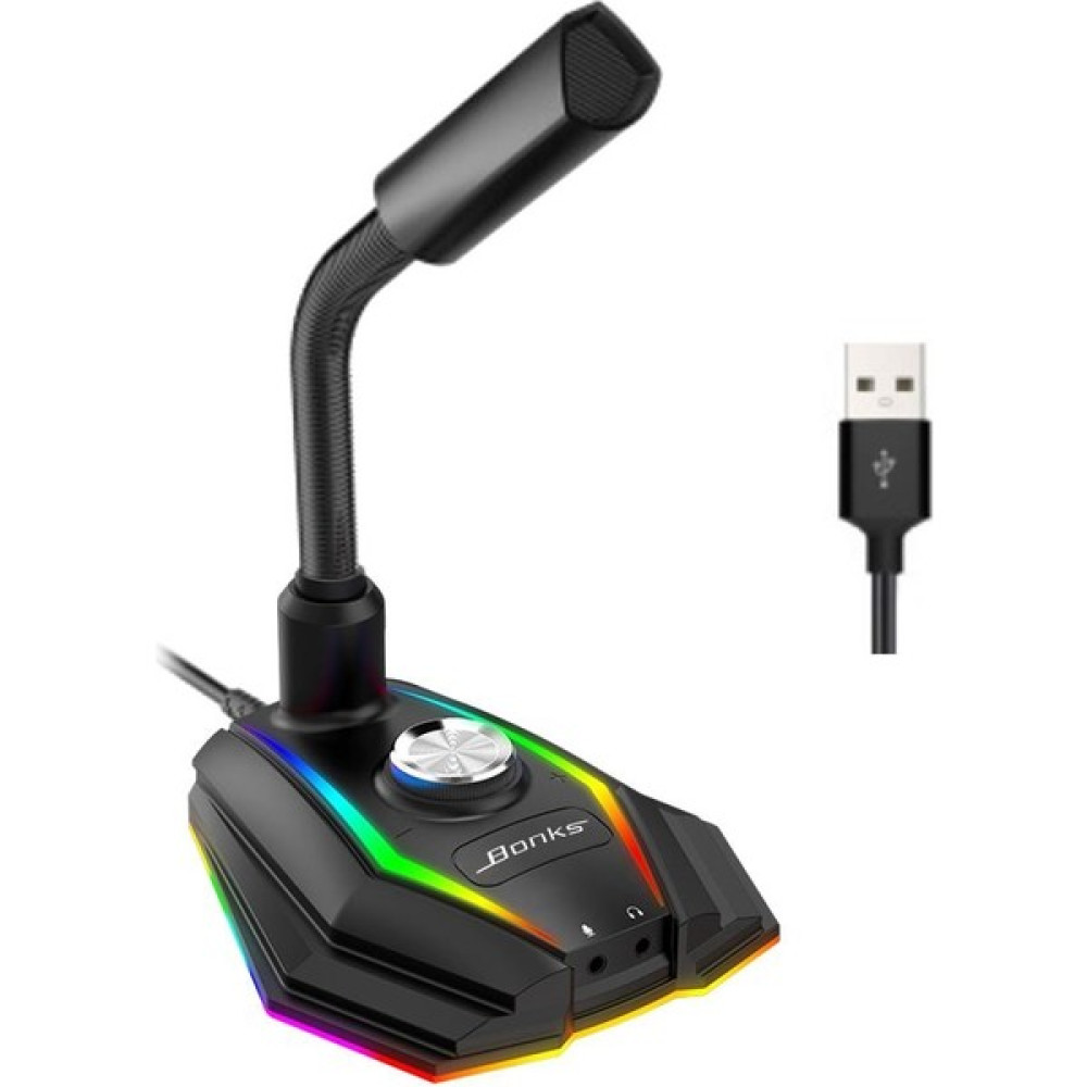 Anunnaki Bilgisayar USB Mikrofon Rgb Tabanlı Hd Ses Kartı Gürülü Azaltma Hoparlörü Bilgisayar Mikrofonu Fiyatı