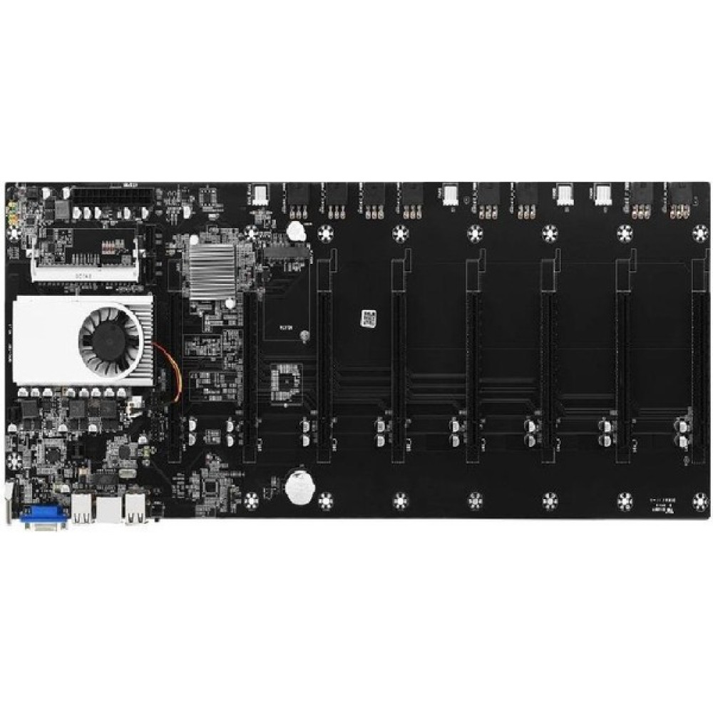 Anunnaki BTC-T37+ Pro Mining Anakart 8 Gpu 1600 Mhz Ddr3 Atx 8'li Ekran Kartı Desteği Anakart Fiyatı