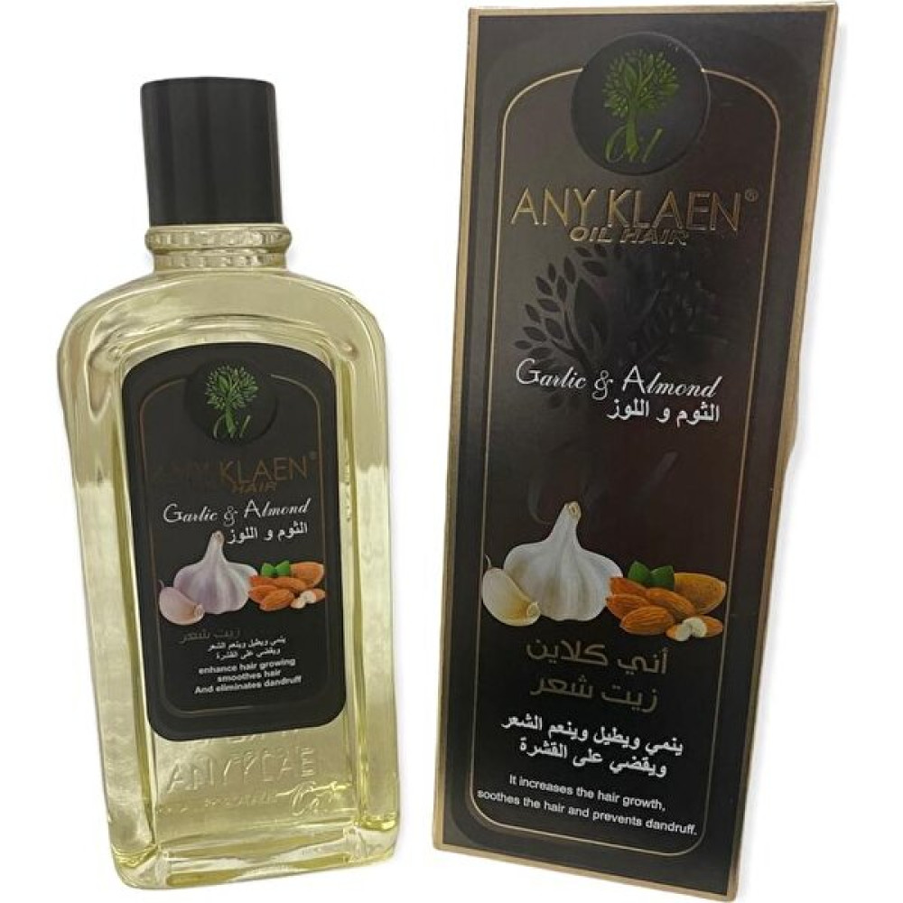 Any Klaen Hair Oil- Badem ve Sarımsak Özlü Saç Bakım Maskeleri & Serumlar & Spreyler Fiyatı