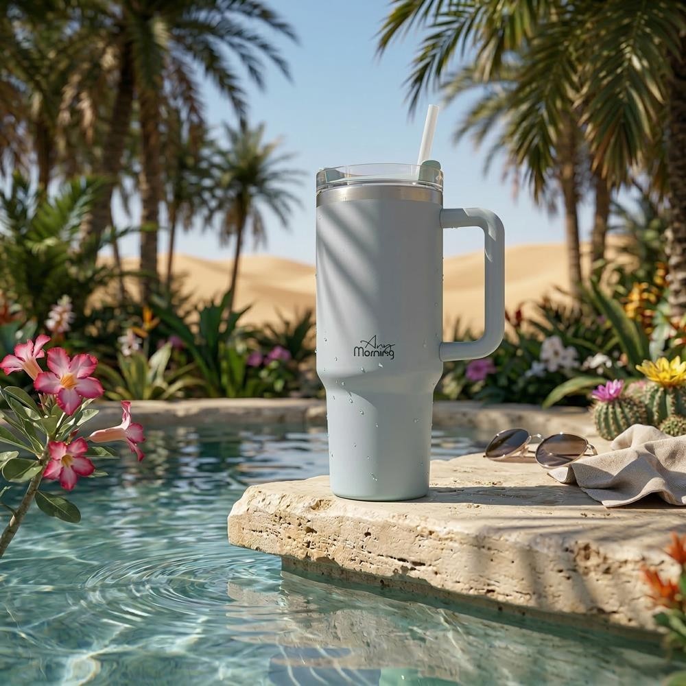 Any Morning Vaha 1200 ml Termos Mug – 3 Aşamalı Çevirmeli Kapak, Gri Termos Fiyatı