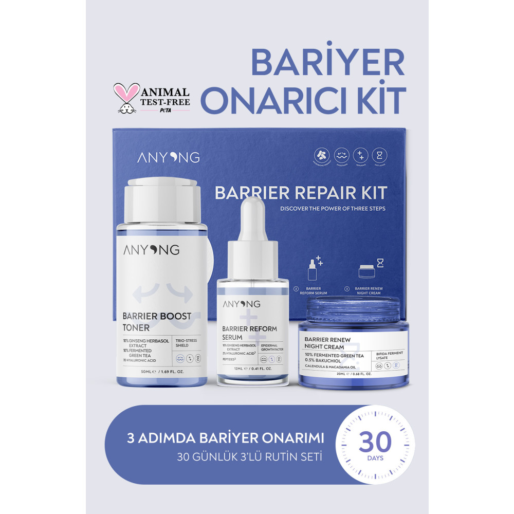 Anyong Bariyer Onarıcı Cilt Bakım Seti Cilt Temizleme ve Peeling Fiyatı