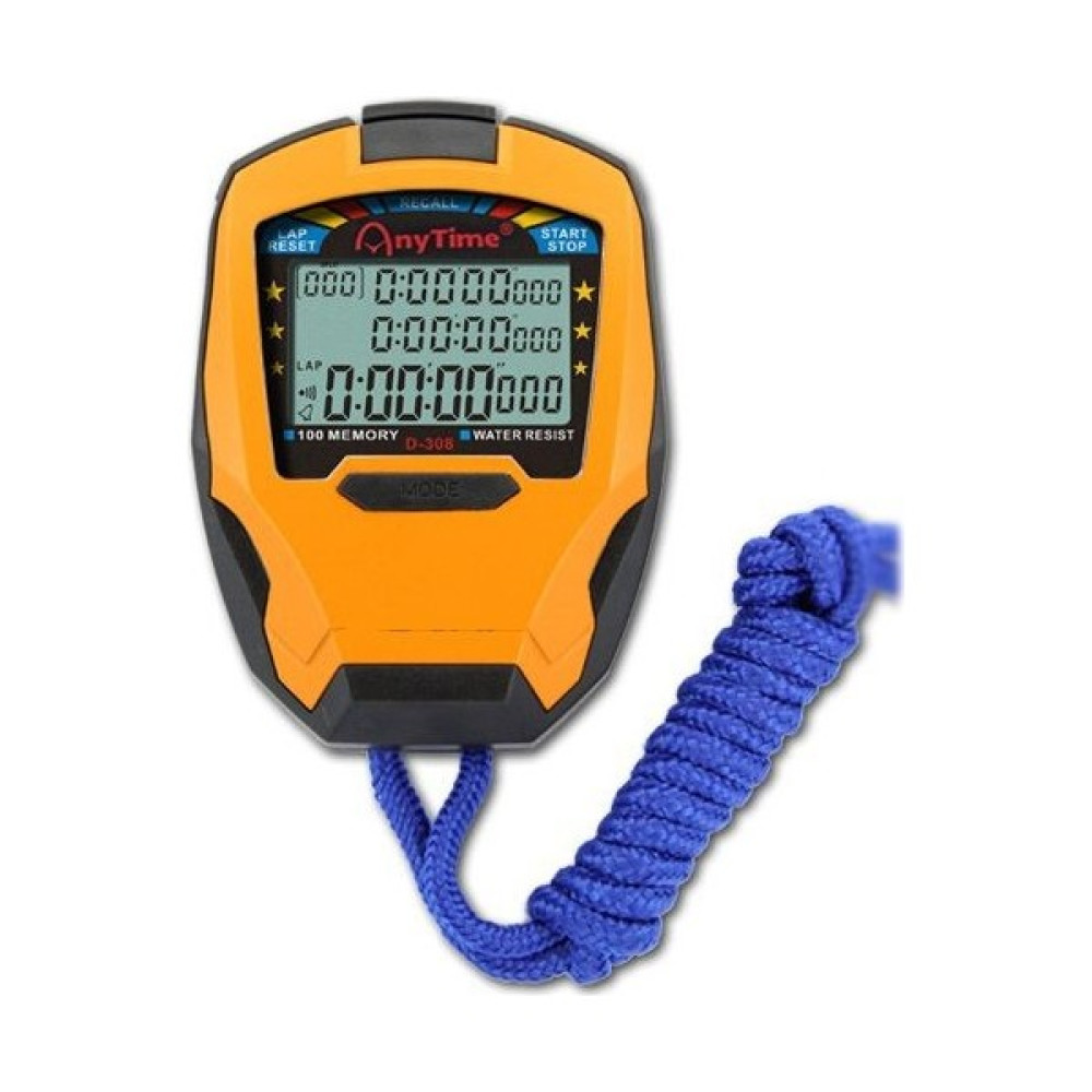 Anytime D-308 100 Lap Hafızalı 1/1000 Saniye Profesyonel Tip Kronometre Kronometre Fiyatı