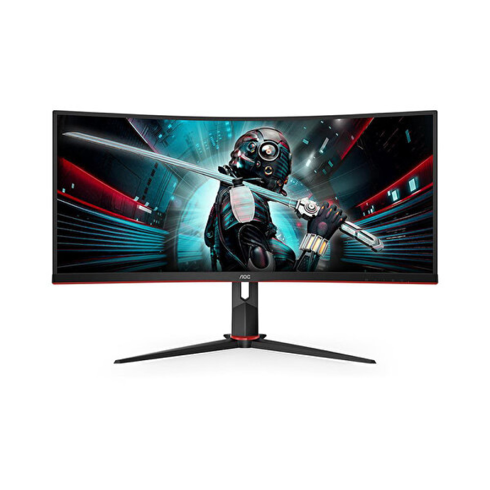 AOC 34 Cu34G2X/Bk 144Hz 1MS Whqh FreeSync Hdmi DP Va Pivot Oyuncu Monitörü Monitör Fiyatı