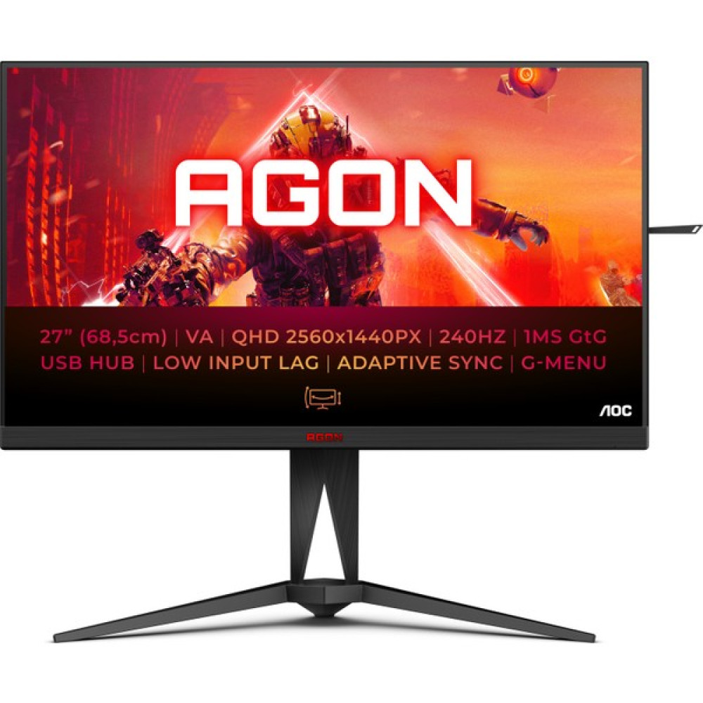 AOC AGON 27" AG275QZN/EU 0,5MS 240HZ 2K Led Monitör Monitör Fiyatı