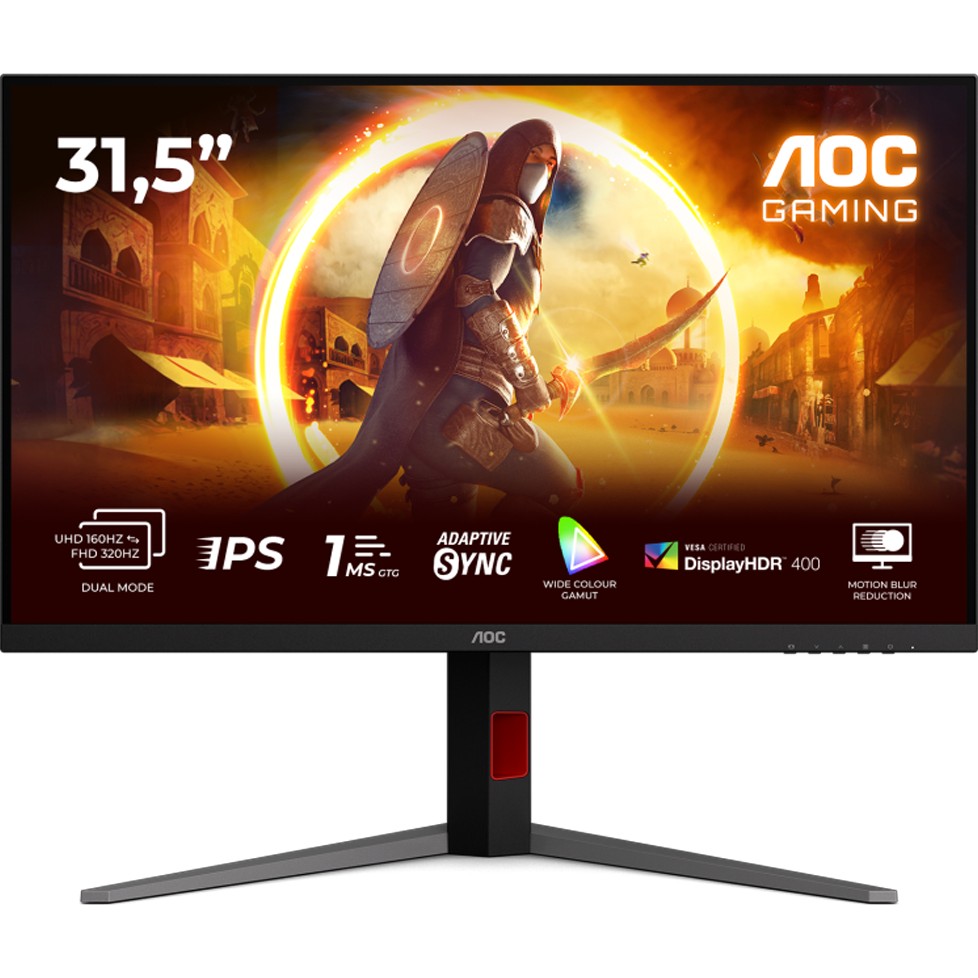 Aoc U32G4U 31.5″ 4K 0.5ms 160Hz Full Hd / 0.5ms 320Hz Adaptive-Sync Fast IPS 4K Gaming Monitör - 160 Hz - 31,5 inç Monitör Fiyatı