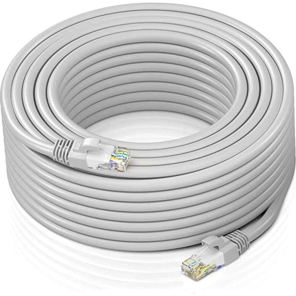 Aogo 15 Metre Cat6 Patch Kablo 15M Ethernet Kablosu Utp Lan Kablosu Internet Kablosu Gri Renk Ağ / Network Kablosu Fiyatı