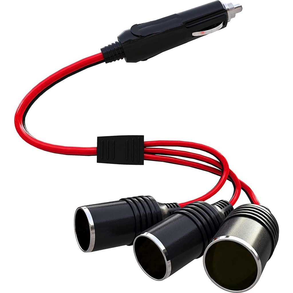 Aogo Araç Çakmaklık Çoklayıcı Splitter 1 Erkek 3 Dişi Çakmak Uzatma 12V-24V Diğer Fiyatı