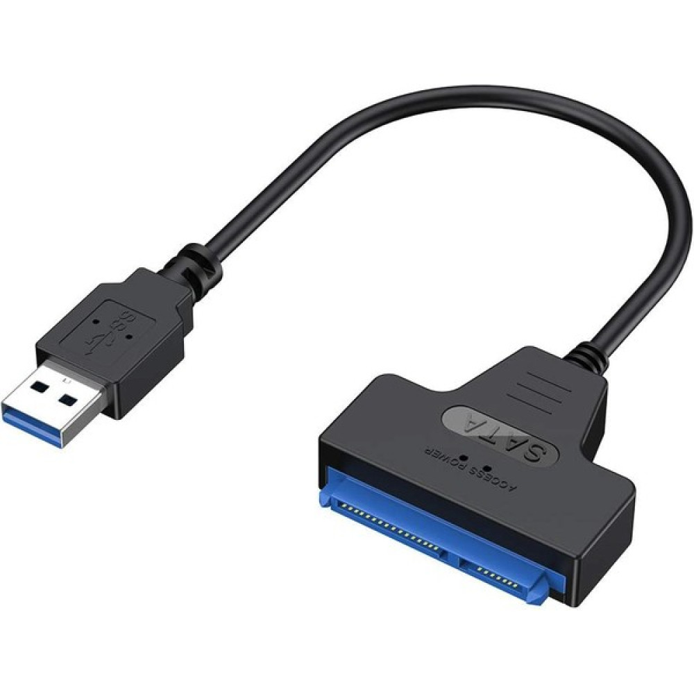 Aogo USB 3.0 Sata Çevirici Kablo 2,5 Inç SSD ve HDD Için Sata - USB Adaptör Kablosu 2.5 Sata HDD USB - Siyah - 0,2 m Disk Kablosu Fiyatı