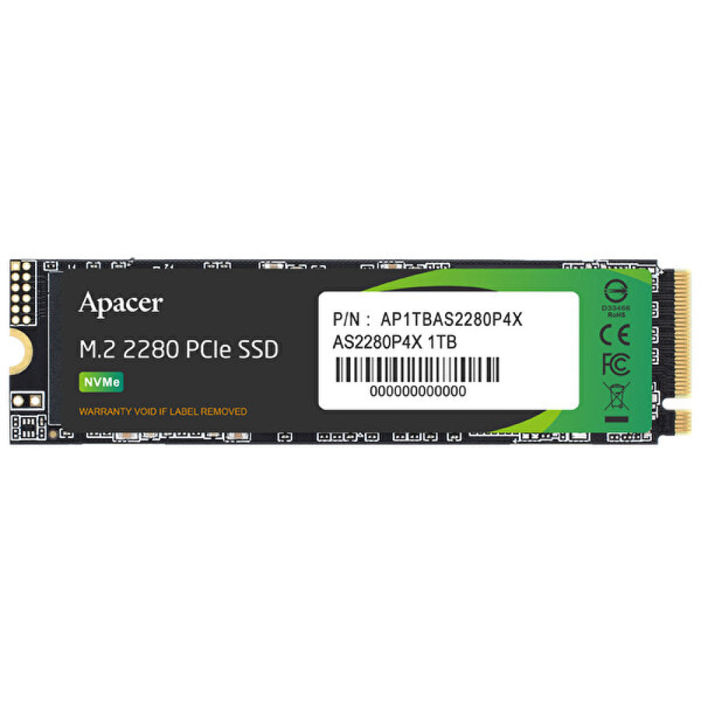 Apacer As2280P4X Ap1Tbas2280P4X-1 1 TB 2100/1700 MB/s M.2 NVMe PCIe SSD SSD / Solid State Drive Fiyatı