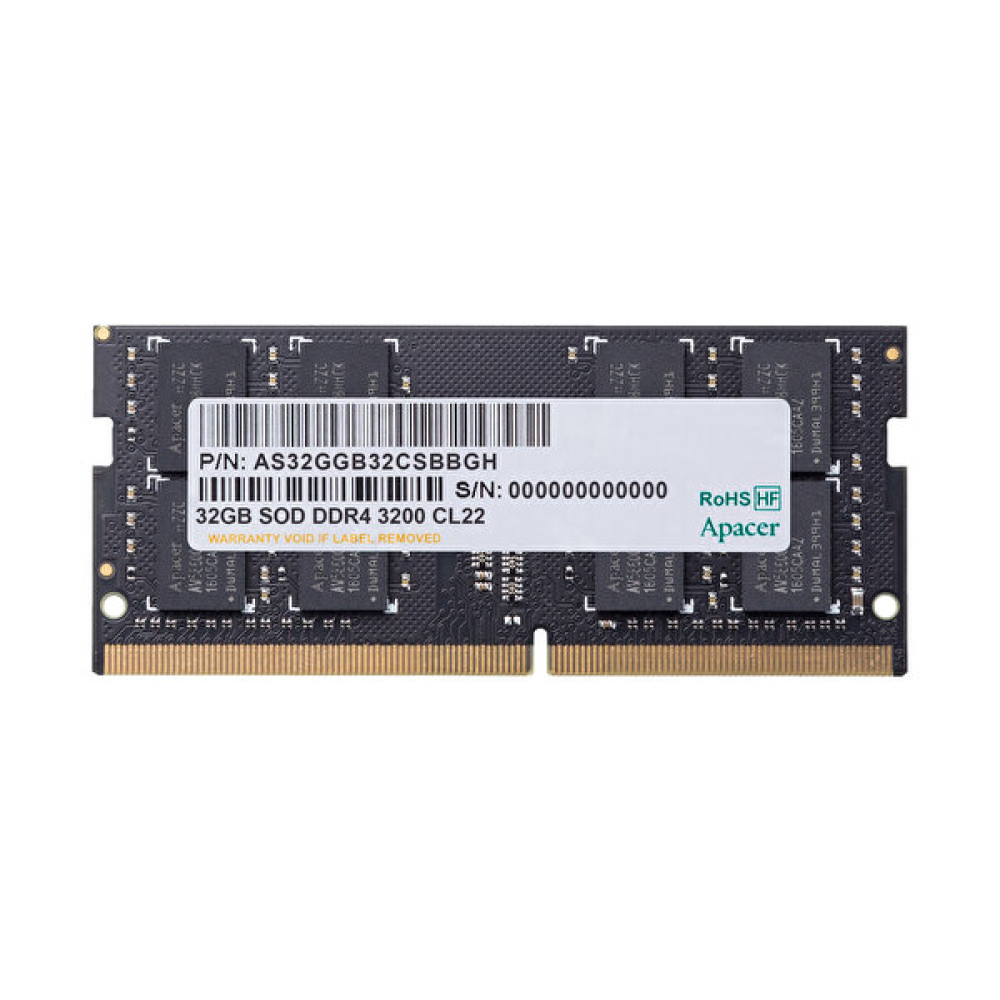 Apacer Es.32G21.Psi 32 GB (1x32 GB) Ddr4 3200 MHz Cl22 Notebook RAM RAM Bellekler Fiyatı
