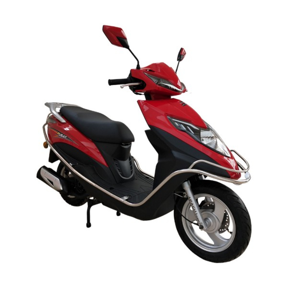 Apachi Pusat 100 Benzinli Scooter - Kırmızı Scooter Fiyatı