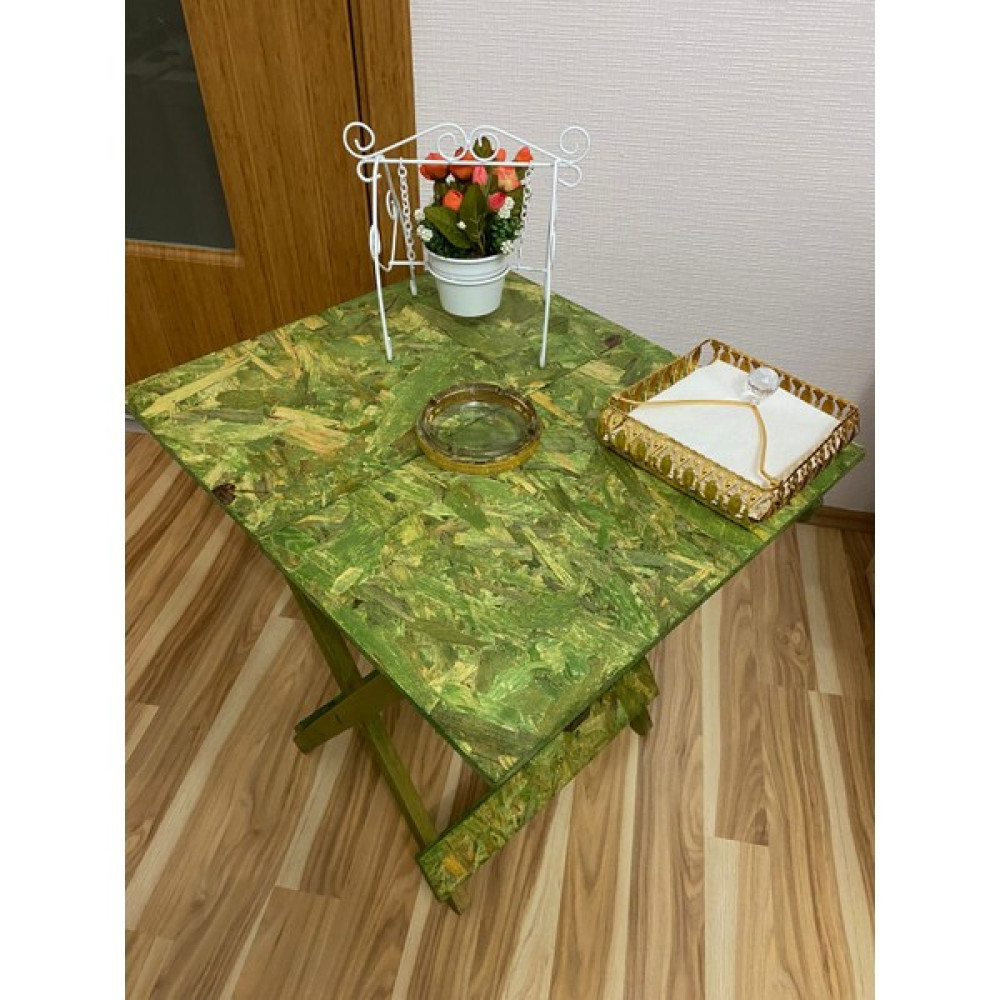 Apak Ahşap Osb Yüzeyli Katlanır Kamp, Balkon, Piknik, Masası 60CM x 50 cm ( Doğa Yeşili ) - 1 Bahçe Masası Fiyatı