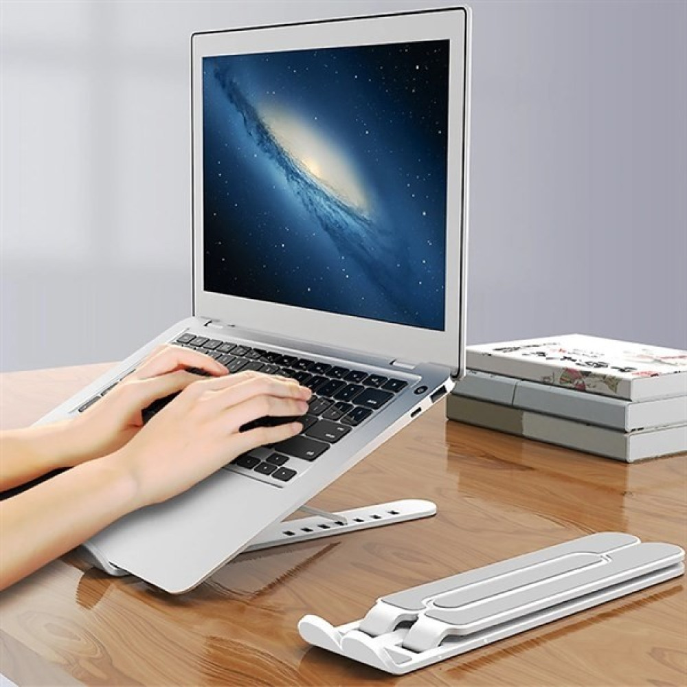 Apak Shop Ayarlanabilir Plastik Dizüstü Destek Tabanı Katlanabilir Taşınabilir Laptop Sehpası Yükseltici Dizüstü Bilgisayar Aksesuarları Fiyatı