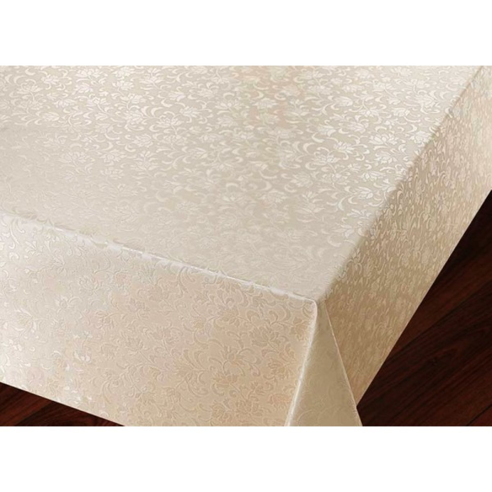 Apakay Altı Elyaflı Pvc Masa Örtüsü - 110 x 140 cm - Krem Masa Örtüsü Fiyatı