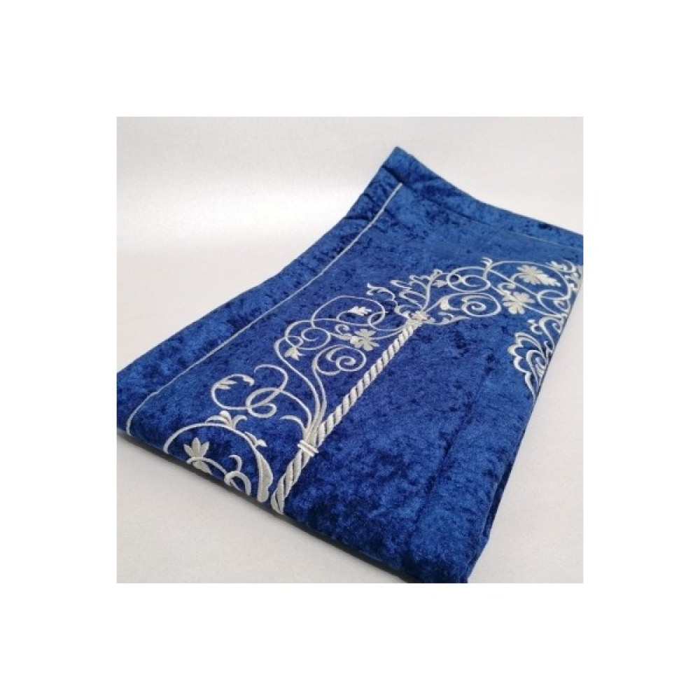 Apaydın Çeyiz Osmanlı Nakışlı Kadife Seccade Çeyizlik Seccade Lacivert - 75 x 125 cm Seccade Fiyatı
