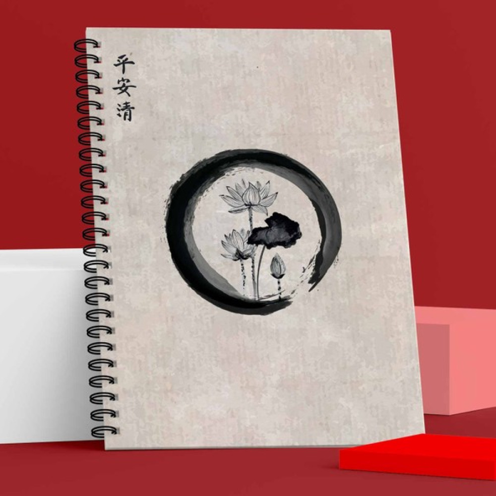 Apeirona Noktalı Defter | Ikebana Serisi | 100 Sayfa | Spiralli | Sert Karton Kapak | Bullet Journal - Black - 1 Adet Not Defteri & Bloknot Fiyatı