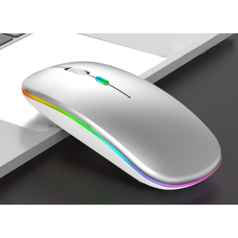 Apera BN28 Kablosuz Wireless Mouse Sessiz Tık Rgb Aydınlatmalı Şarj Edilebilir - Gri Klavye - Mouse Fiyatı