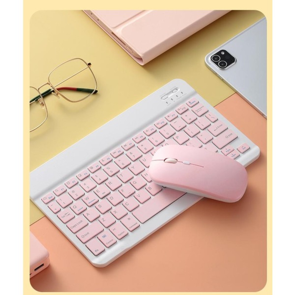 Apera Gn-62 Kablosuz Bluetooth Klavye Mouse Seti Ultra Ince Taşınabilir Ingilizce Q Klavye - Pembe Klavye - Mouse Fiyatı