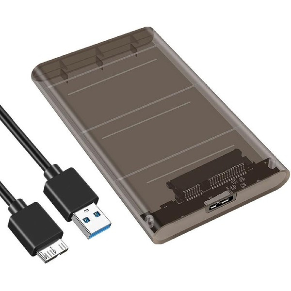 Apera Gn-69 Şeffaf 2.5 Inç Sata Harddisk Kutusu USB 3.0 6 Tb Destekler 6gbps HDD Kutuları Fiyatı