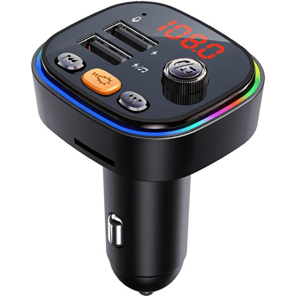 Apera NR21 Rgb Renkli Fm Transmitter Mp3 Çalar Bluetooth 5.0 Çakmaklık Hızlı Şarj Aleti Oto Transmitterleri Fiyatı
