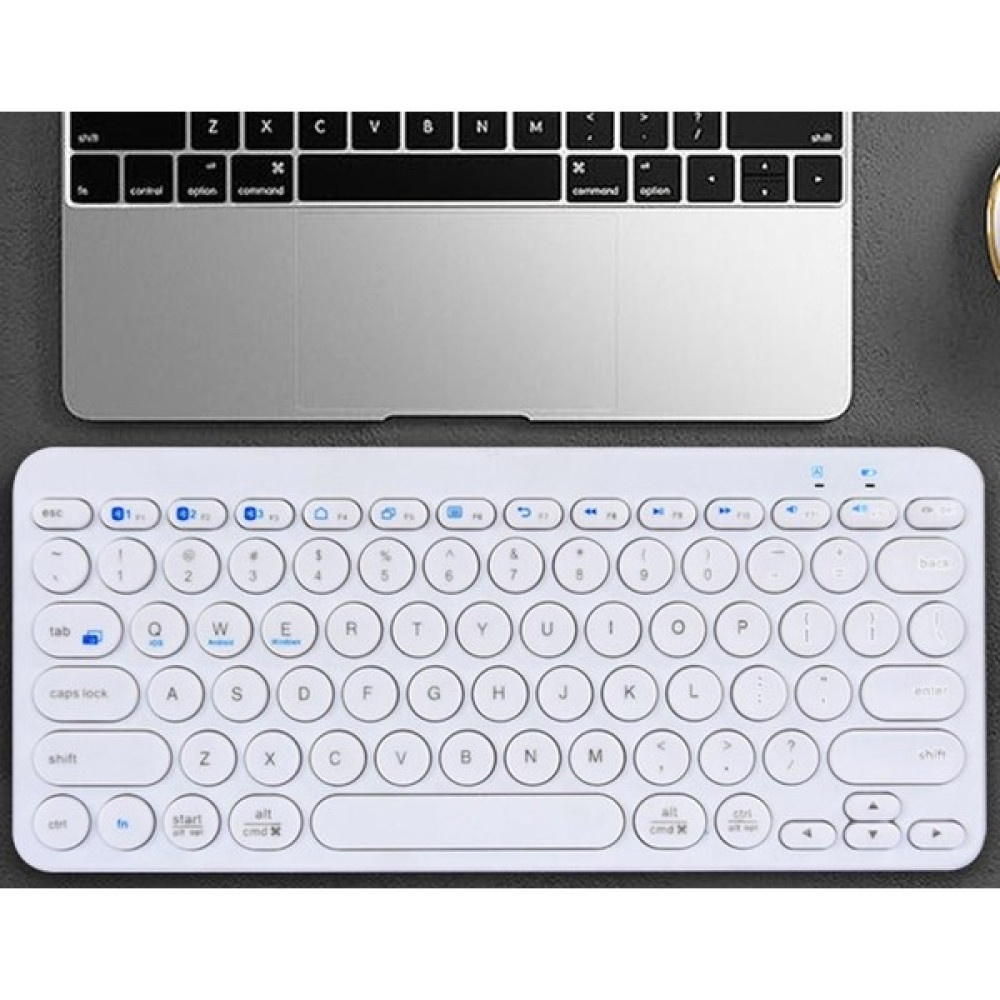 Apera Tr-61 Ultra Ince Taşınabilir Kablosuz 3 Ayrı Cihazda Kullanılabilen Bluetooth Ingilizce Q Klavye iPad Telefon Pc Ios Windows - Beyaz Oyuncu Klavyesi Fiyatı
