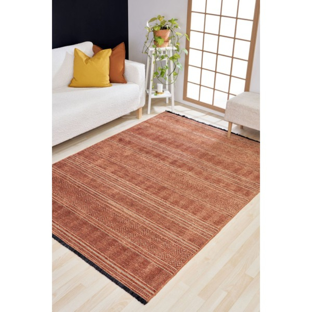 Apex Halı Apex Gloria 4006 Kiremit - ​80 x 150 cm - 230 x 290 cm Salon Halısı Fiyatı