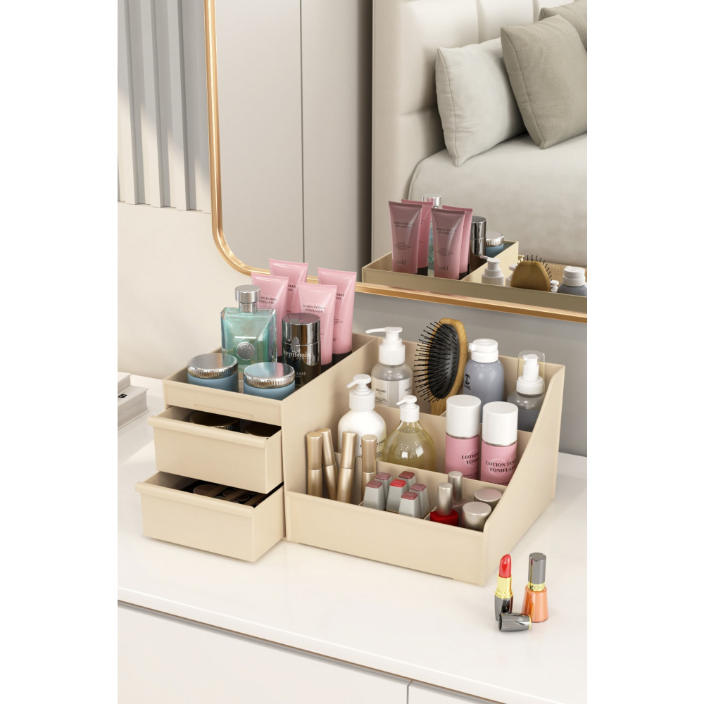 APEXEL Elegance Kozmetik Ve Makyaj Düzenleme Kutusu Organizer Krem Eşya Saklama / Düzenleme Fiyatı