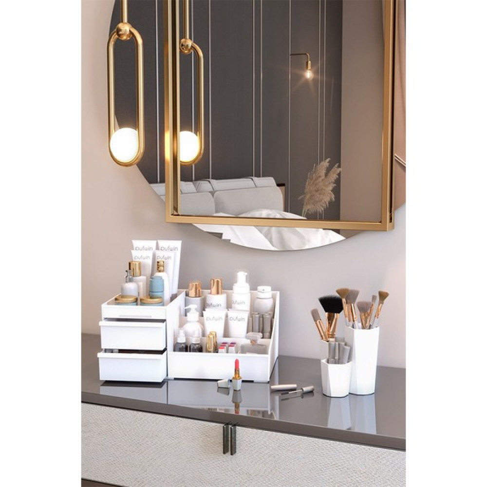 Apexel Elegance Makyaj Kozmetik Düzenleyici ve Fırçalık Organizer 2li Set Makyaj Fırça ve Aksesuarları Fiyatı