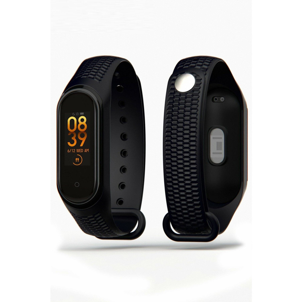 APEXEL Xiaomi Mi Band 3/4 Uyumlu Desenli Kordon Siyah Akıllı Bileklik Fiyatı