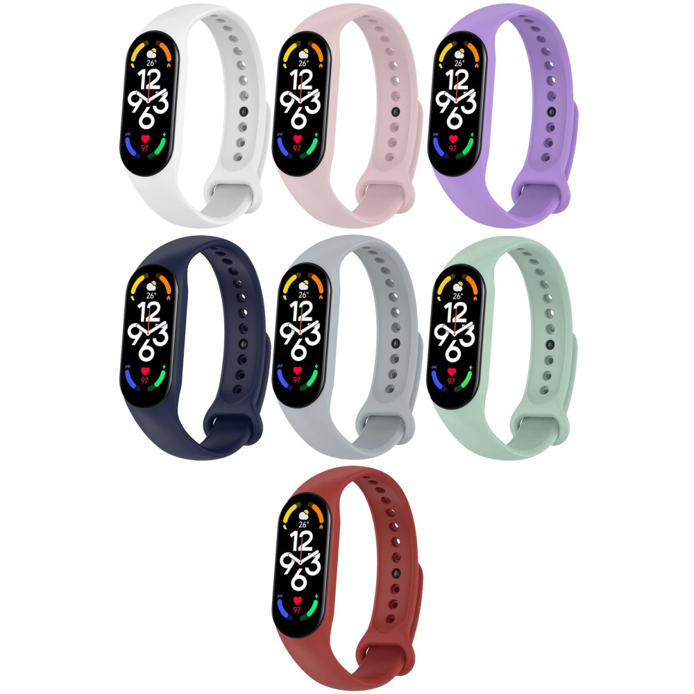 APEXEL Xiaomi Mi Band 7 Uyumlu Silikon Kordon Seti 7li Akıllı Bileklik Fiyatı